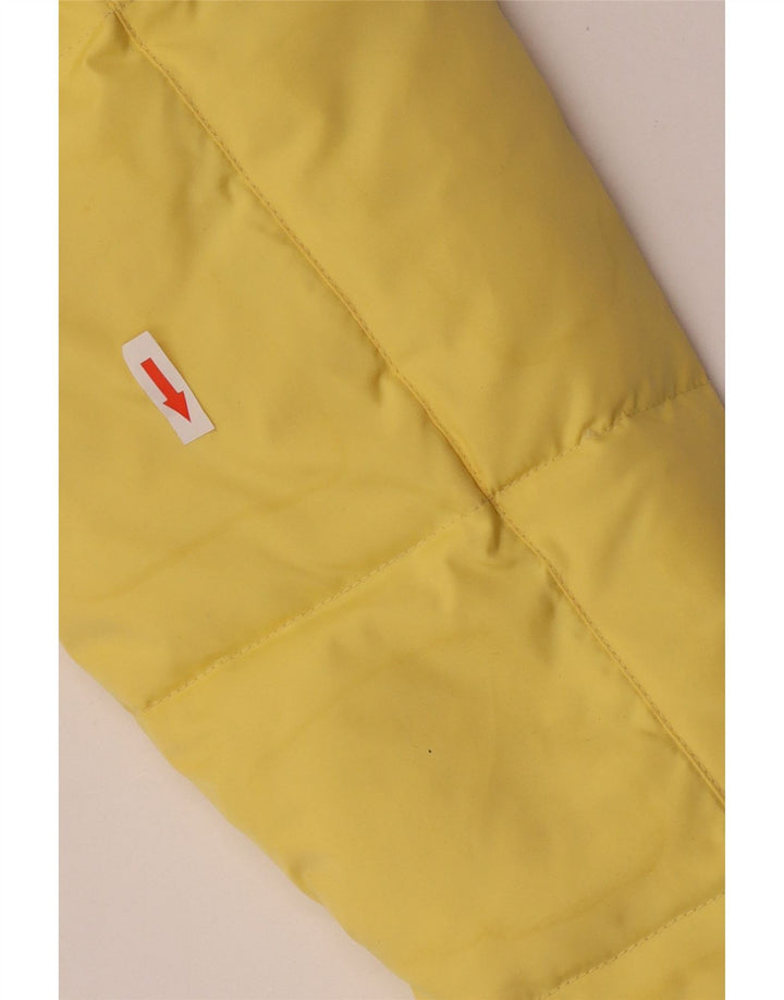 Charro Mens Graphic Chaqueta acolchada con capucha UK 36 Small Amarillo Poliéster