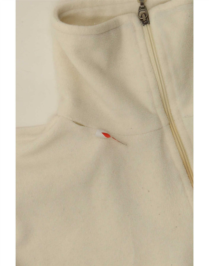 Champion Jersey De Forro Polar Con Cremallera Para Hombre Grande Poliéster Blanco Roto