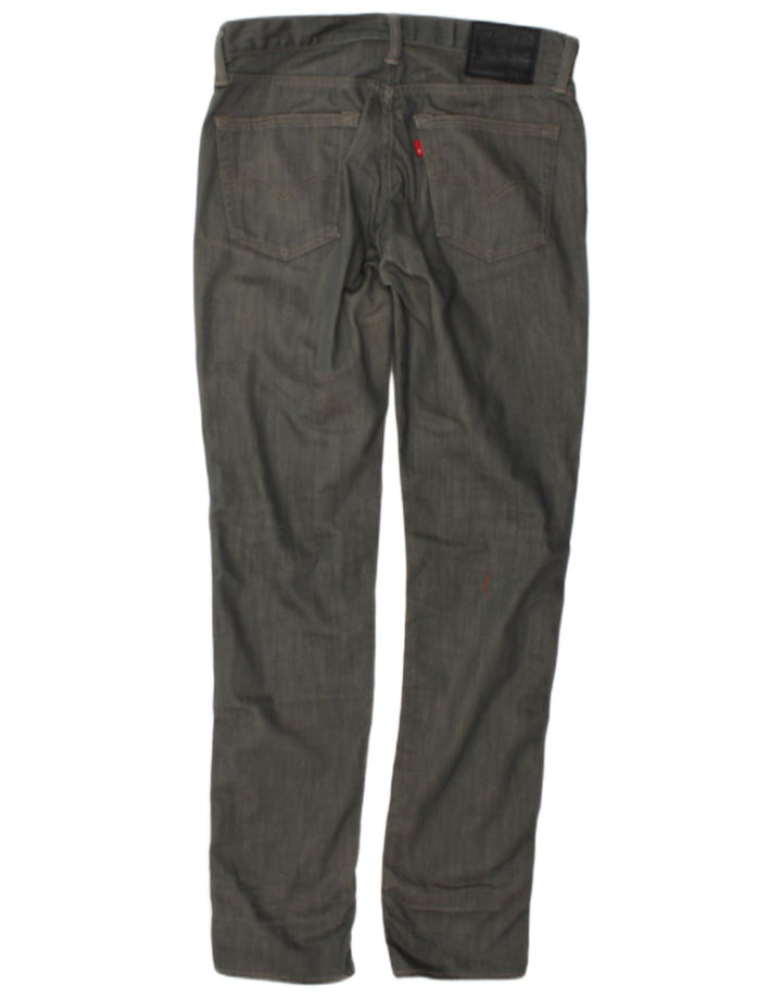Levi's Hombre 511 Slim Jeans W33 L34 Algodón Gris
