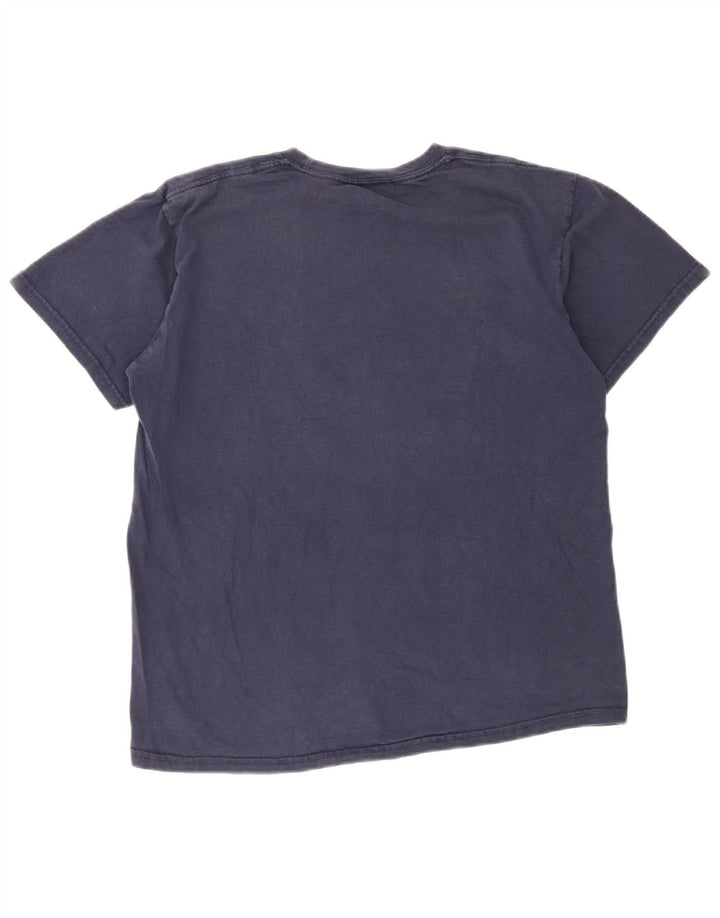 Camiseta Nike Hombre Top Medium Azul Marino Algodón