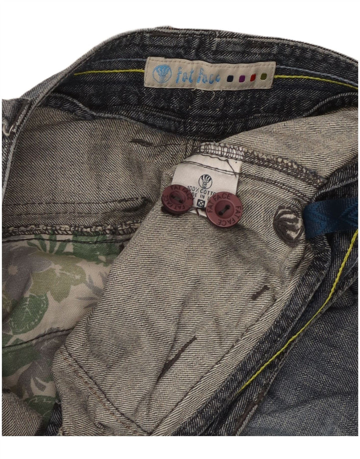 Bermudas vaqueras para hombre Fat Face W32 Algodón azul medio