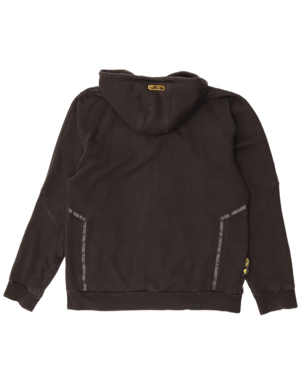 Adidas Sudadera con capucha y cremallera gráfica para hombre XL Algodón negro