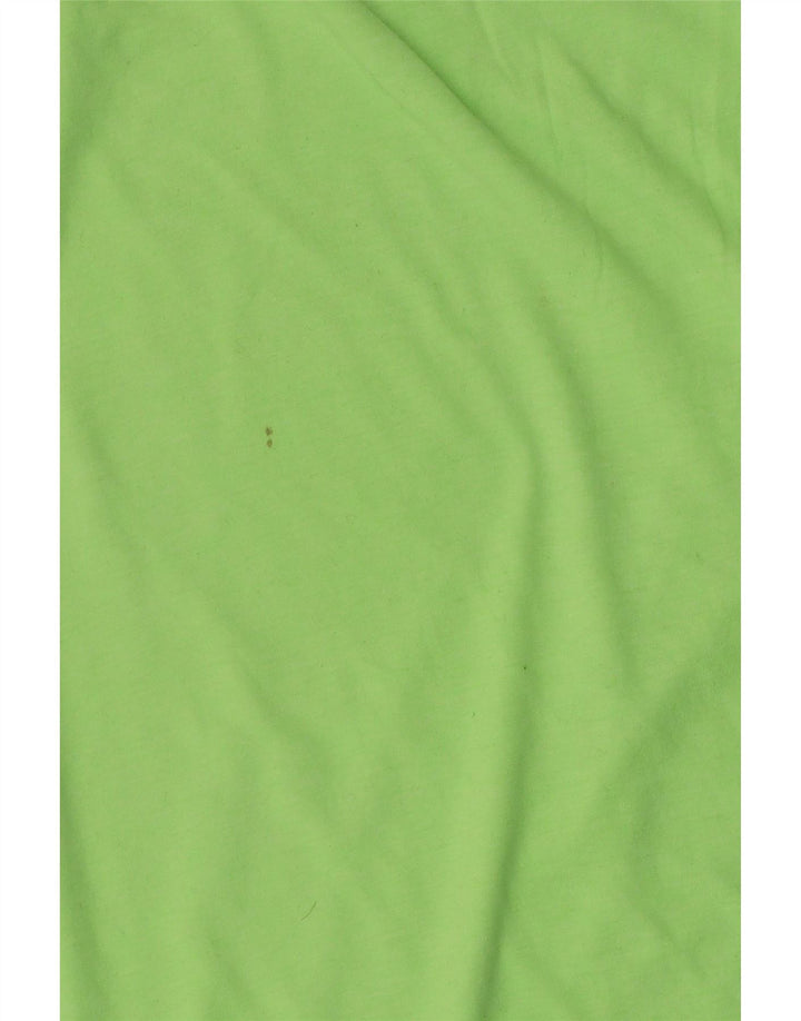 Benetton Camiseta Estampada para Mujer UK 40 Verde Medio