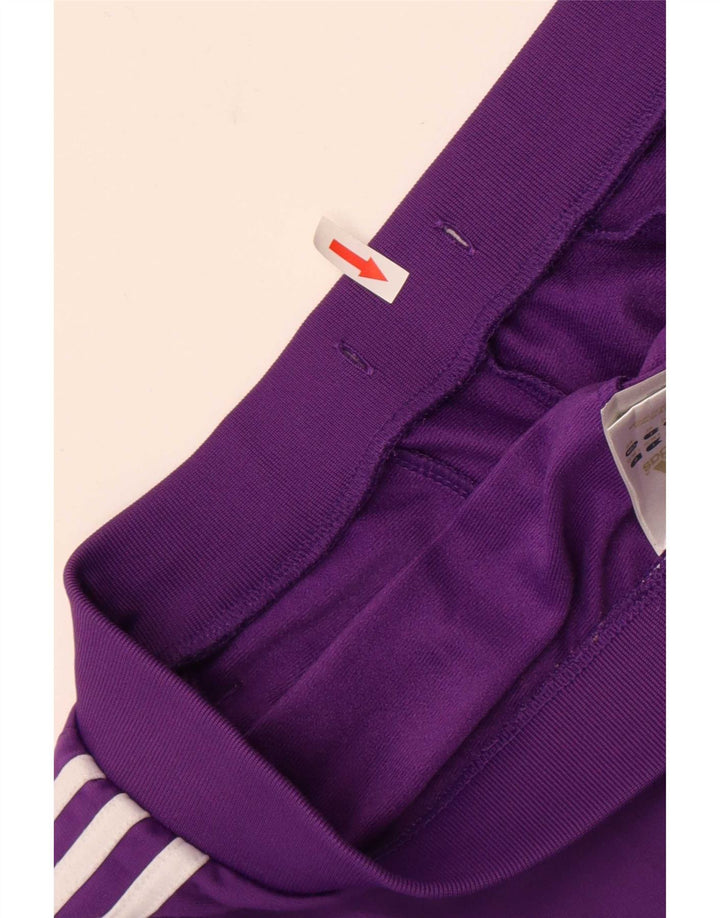 Adidas Pantalones de chándal para mujer UK 8/10 Small Púrpura Poliéster