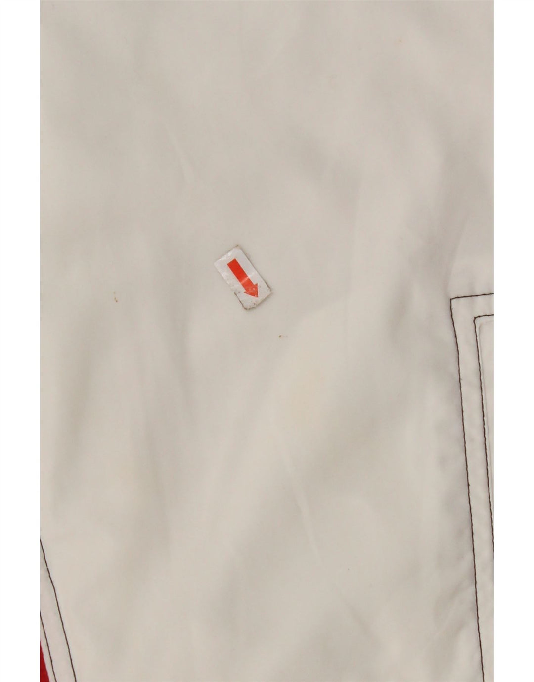 LOTTO Chaqueta de chándal para hombre ES 36/38 Small Blanco Colorblock Poliéster