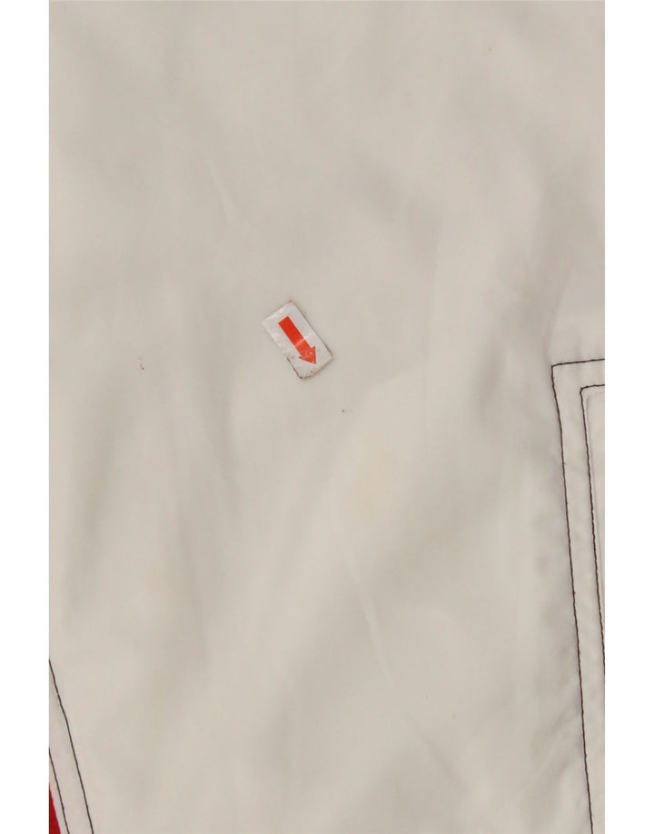 LOTTO Chaqueta de chándal para hombre ES 36/38 Small Blanco Colorblock Poliéster