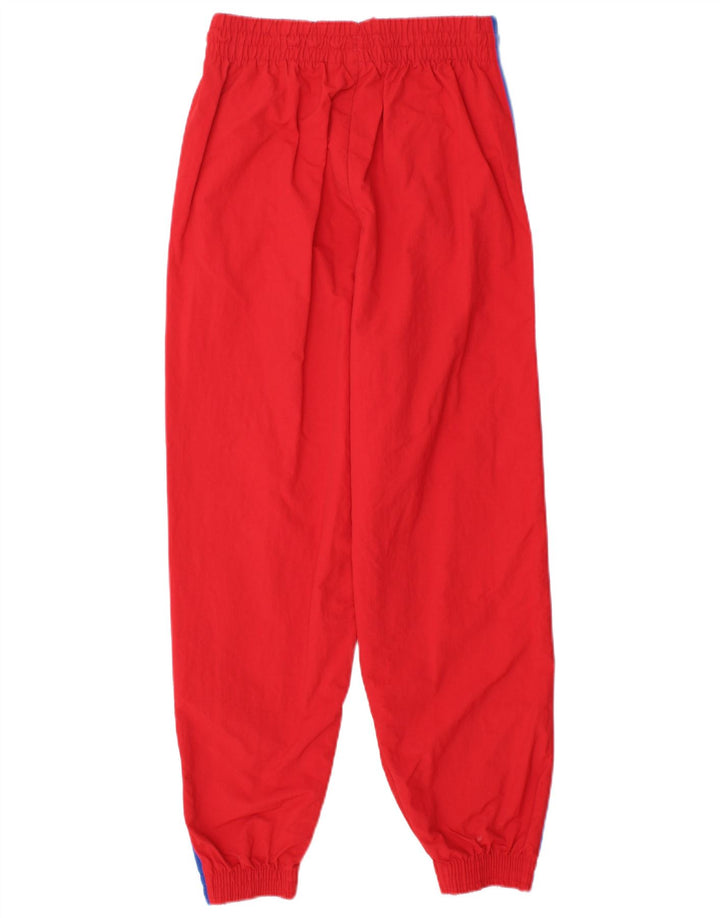 ADIDAS Chaqueta de chándal holgada para mujer UK 6 XS Poliéster rojo