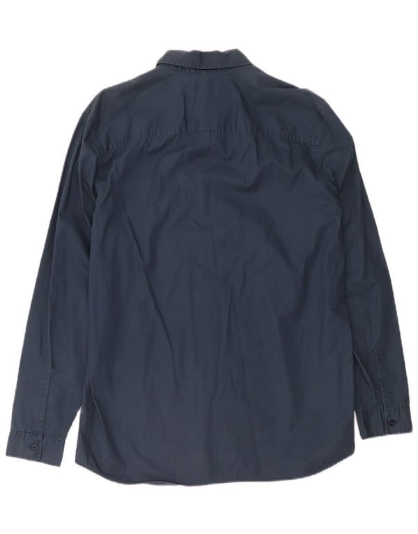 Camisa Levi's para hombre grande de algodón azul marino