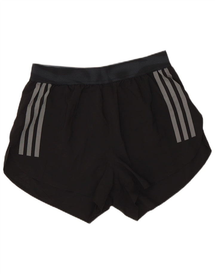 Adidas Mujer Climalite Sport Shorts UK 8 Pequeño Poliéster Negro