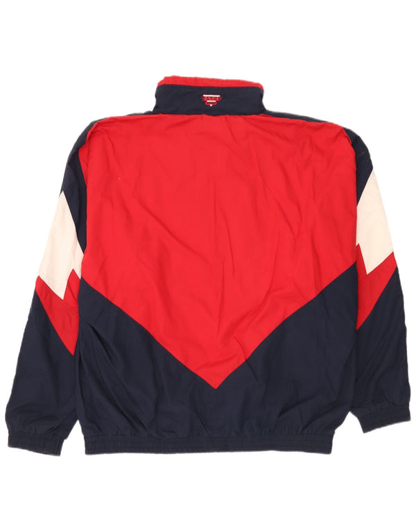 Jako Mens Graphic Pullover Chándal Top Chaqueta XL Azul Marino Colorblock
