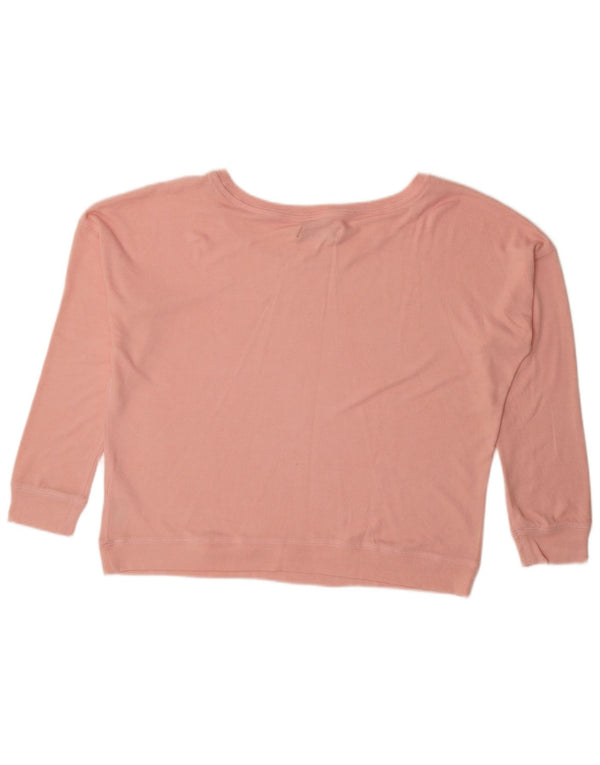 Abercrombie & Fitch Blusa extragrande para mujer Top UK 46 Viscosa rosa grande