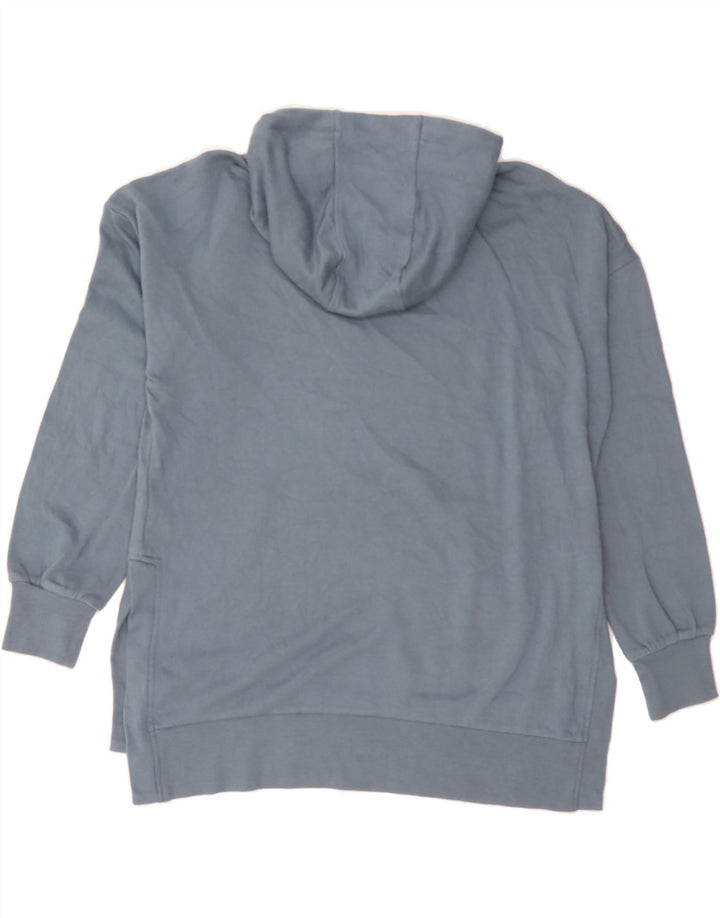 MOUNTAIN WAREHOUSE Womens Oversized Hoodie Jumper UK 12 Medium Blue Cotton Vintage Mountain Warehouse and Second-Hand Mountain Warehouse from Messina Hembry 