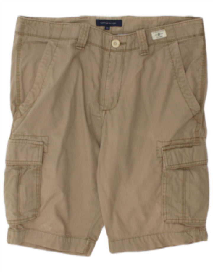 Tommy Hilfiger Shorts Cargo para Hombre W33 Large Khaki Cotton