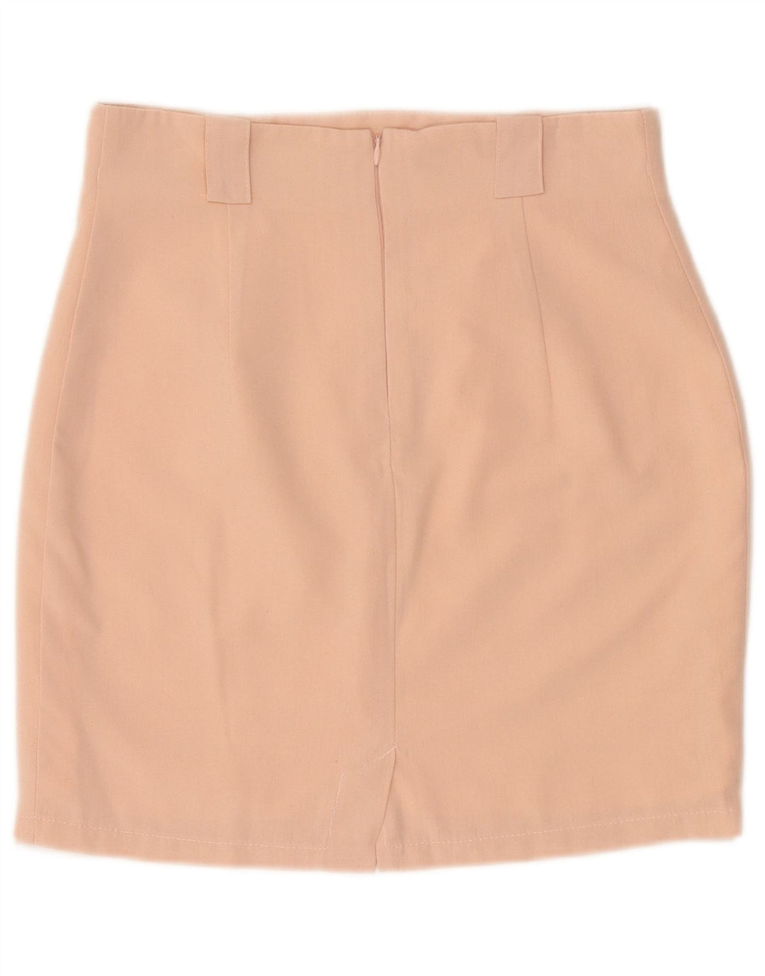 Falda lápiz vintage para mujer IT 40 Pequeña W27 Poliéster beige