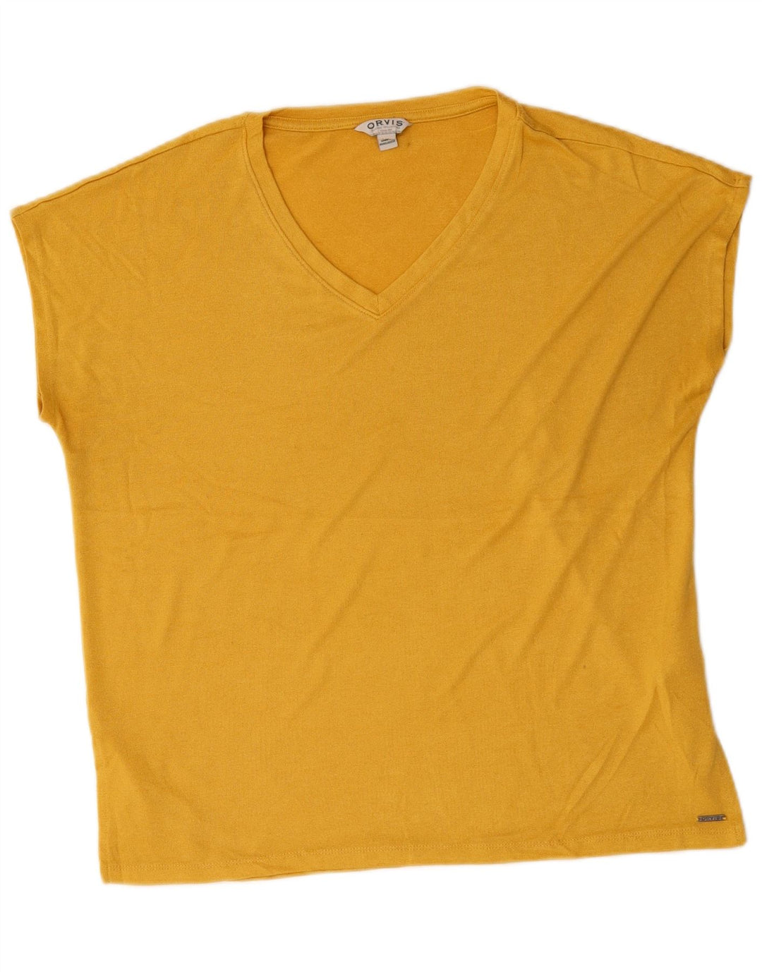 ORVIS Camiseta Mujer Top UK 40 XL Poliéster Amarillo