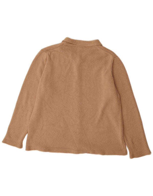 Marks & Spencer Suéter Cárdigan para Mujer UK 20 2XL Acrílico Beige