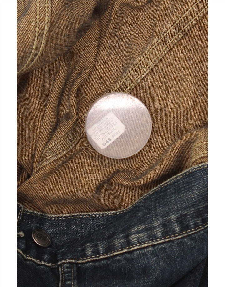 Chaqueta vaquera corta para mujer Gas UK 46 Grande Algodón azul marino