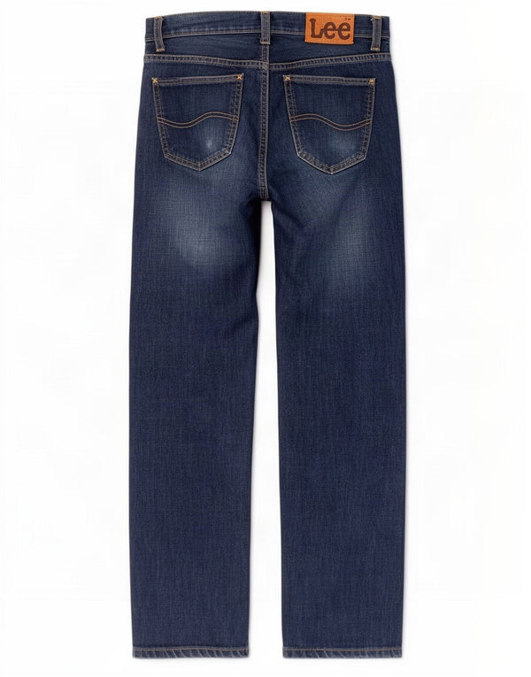 Vaqueros rectos Lee para hombre W29 L32 Algodón azul marino