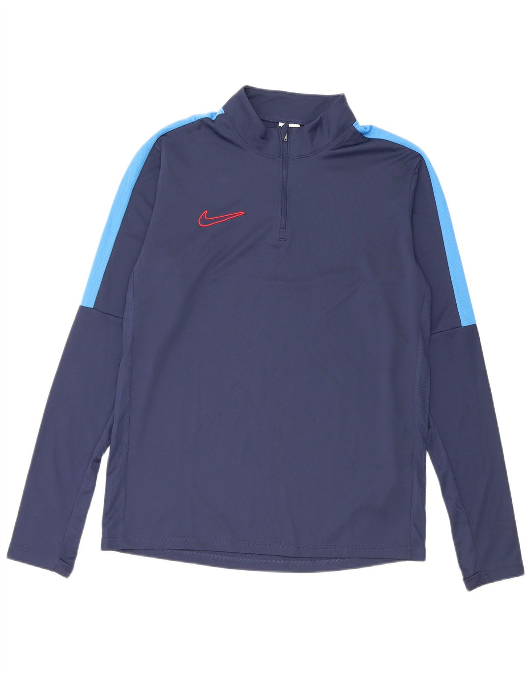 Camiseta de chándal Nike Dri Fit para hombre con bloques de color azul marino mediano