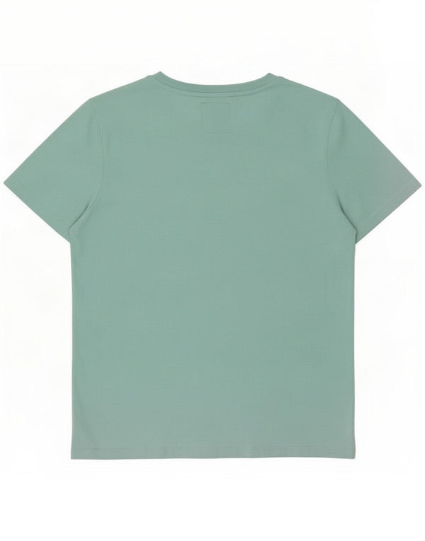 Superdry Camiseta para mujer Top UK 44 Large Turquesa Algodón