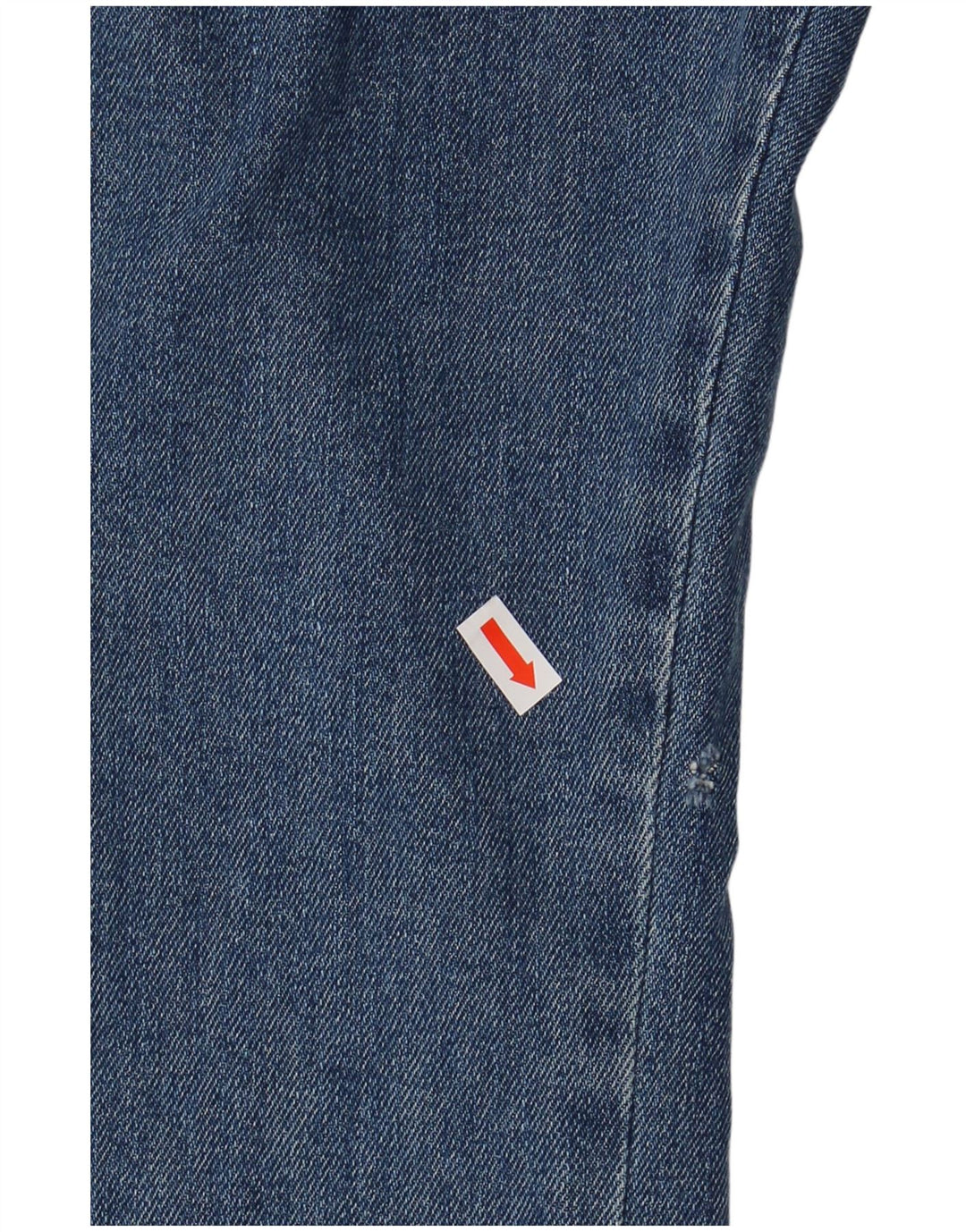 WRANGLER Vaqueros recortados de corte regular para hombre W44 L26 Algodón azul