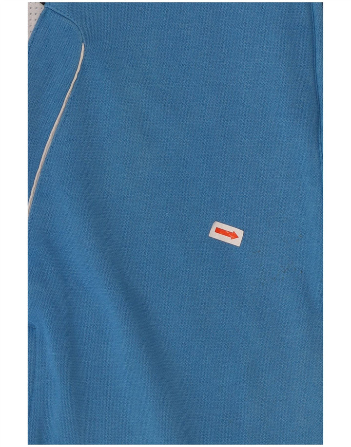 ADIDAS Chaqueta de chándal para hombre UK 40/42 Algodón color block azul medio