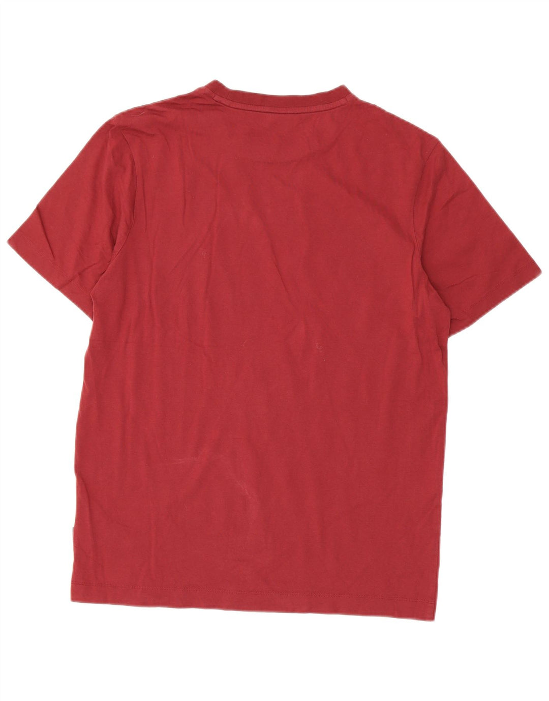 Camiseta Hugo Boss Hombre Top Medium Borgoña Algodón