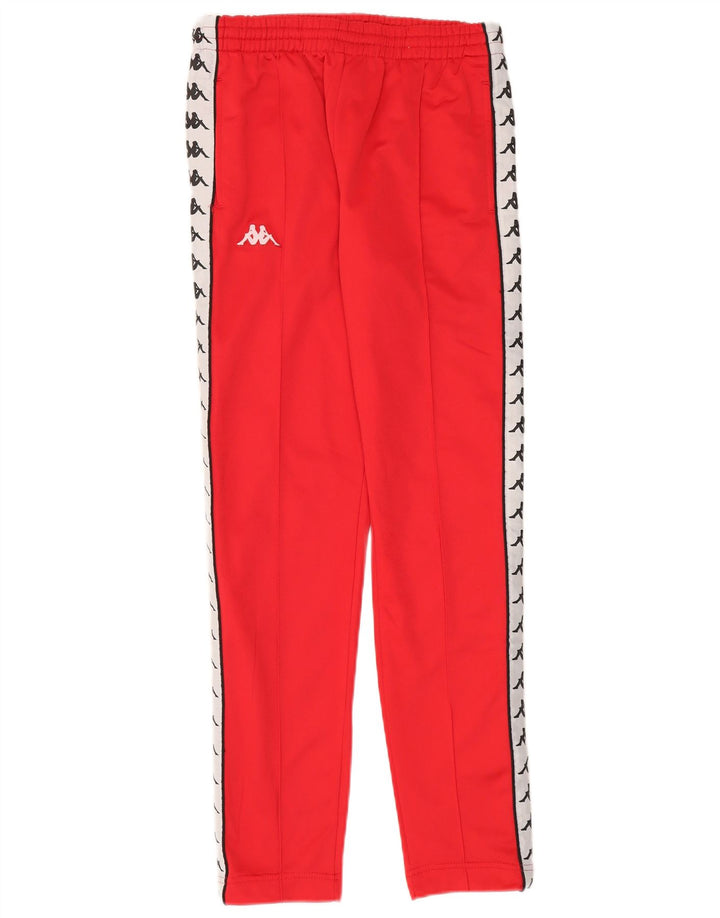 Kappa Hombre Pantalones De Chándal Gráfico Small Rojo Colorblock Poliéster