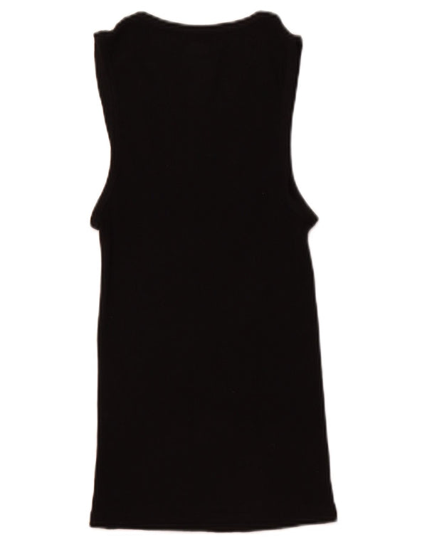 LEVI'S Camiseta sin mangas para hombre UK 38/40 Mediano Negro Algodón