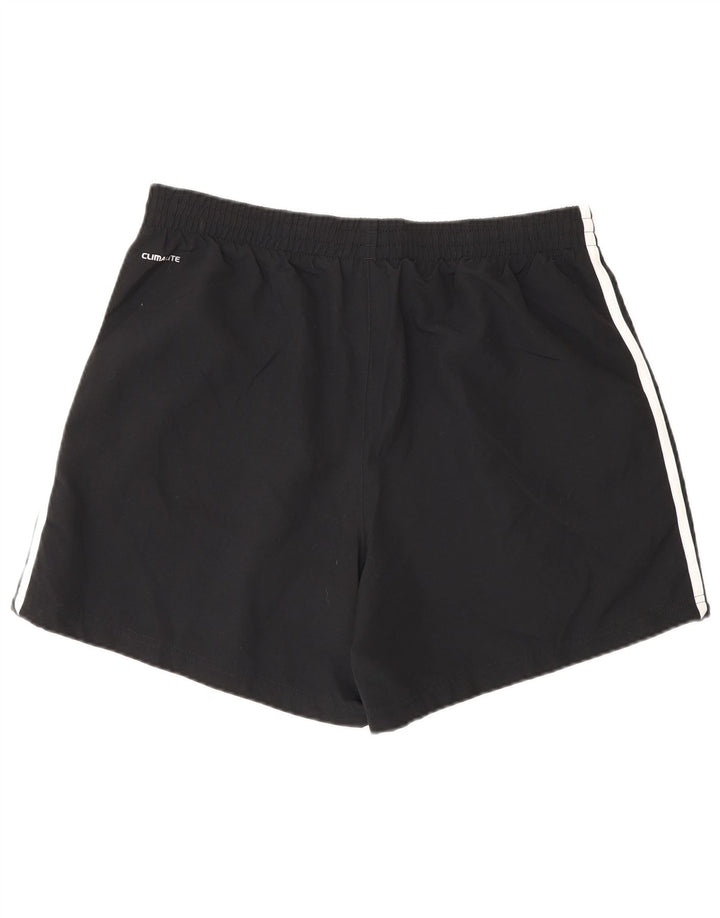 Adidas - Pantalones cortos deportivos para hombre, talla grande, poliéster, color negro