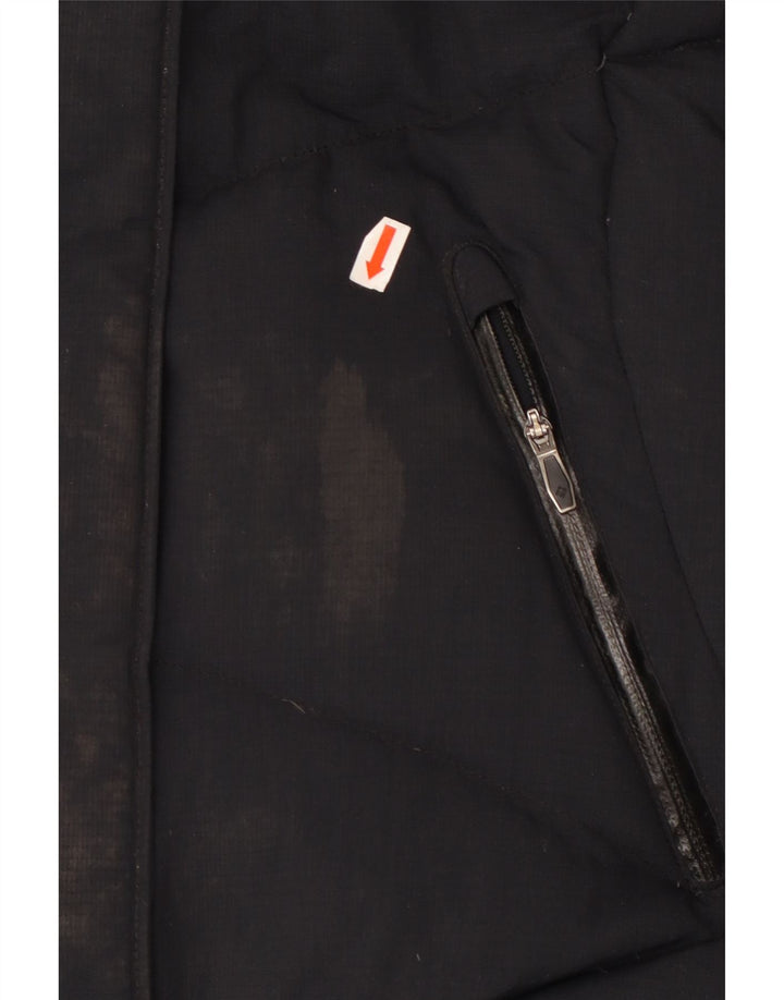 COLUMBIA Chaqueta acolchada con capucha Omni-Heat para mujer UK 10 Small Azul marino Nylon