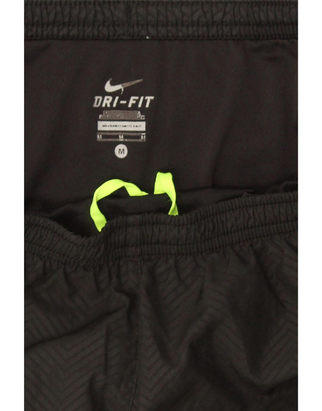 NIKE - Pantalones cortos deportivos Dri Fit para mujer, talla 40, talla mediana, color negro