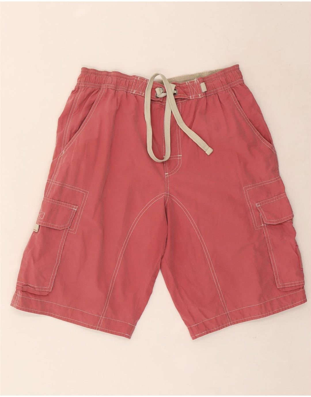 Bañador para hombre Marks & Spencer de algodón rojo mediano