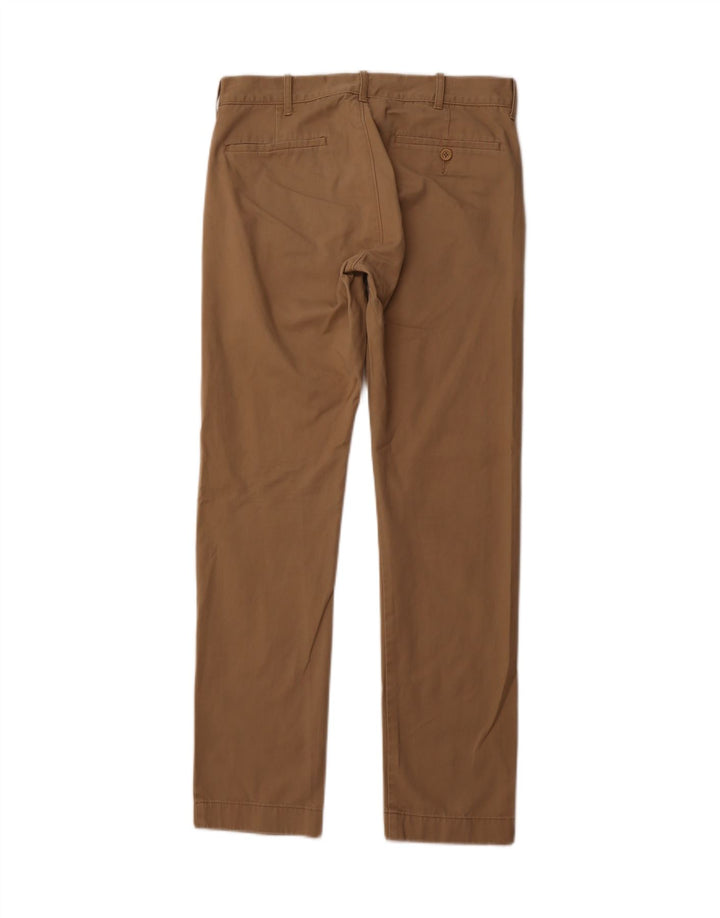 J. CREW Pantalones chinos ajustados The Driggs para hombre W30 L32 Algodón beige