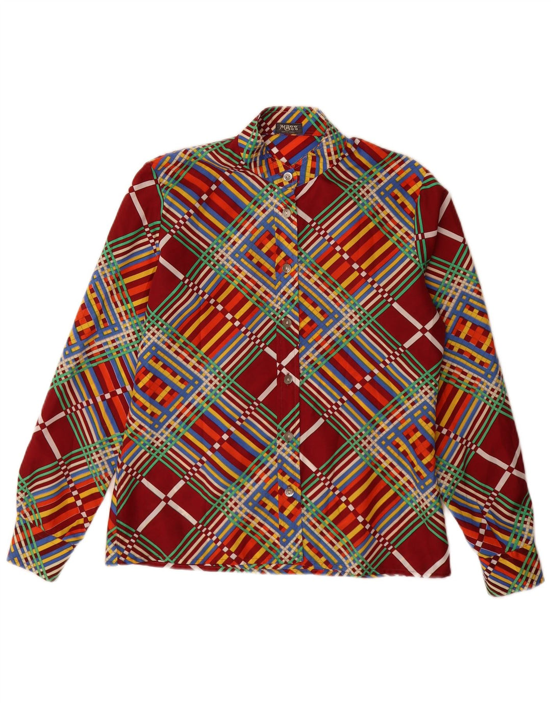 Blusa tipo camisa para mujer Mass UK 44 Medium Multicolor Check