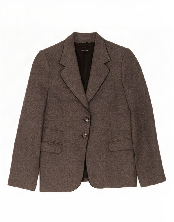 Massimo Dutti Chaqueta Blazer De 2 Botones Mujer EU 44 XL Lana Gris