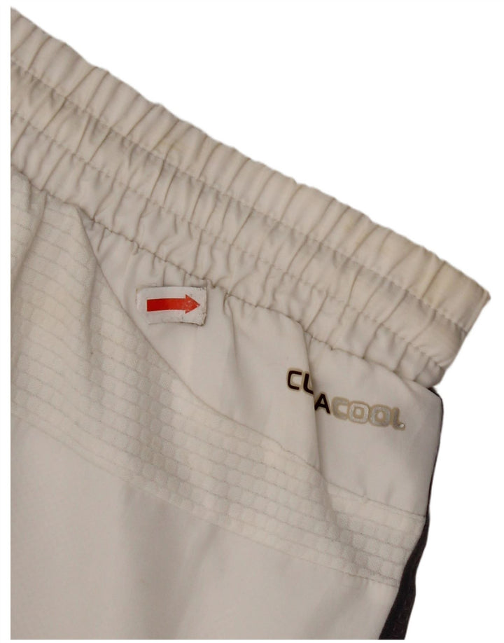 ADIDAS Mens Clima 365 Sport Shorts Medio Blanco Colorblock Poliéster