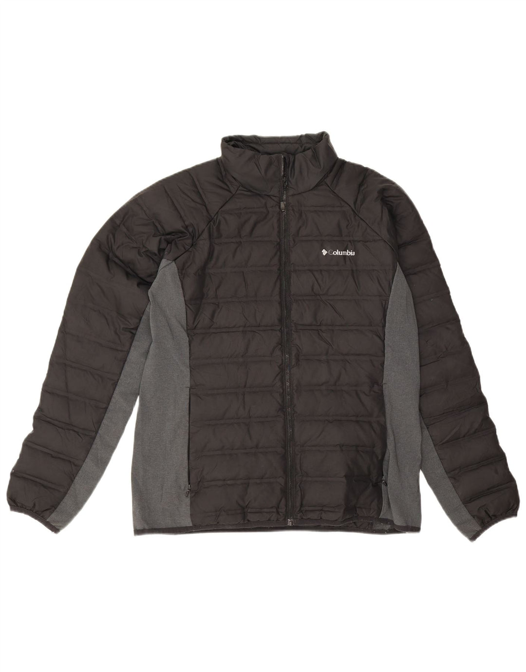 Columbia Chaqueta acolchada para hombre UK 40 Large Poliéster color negro