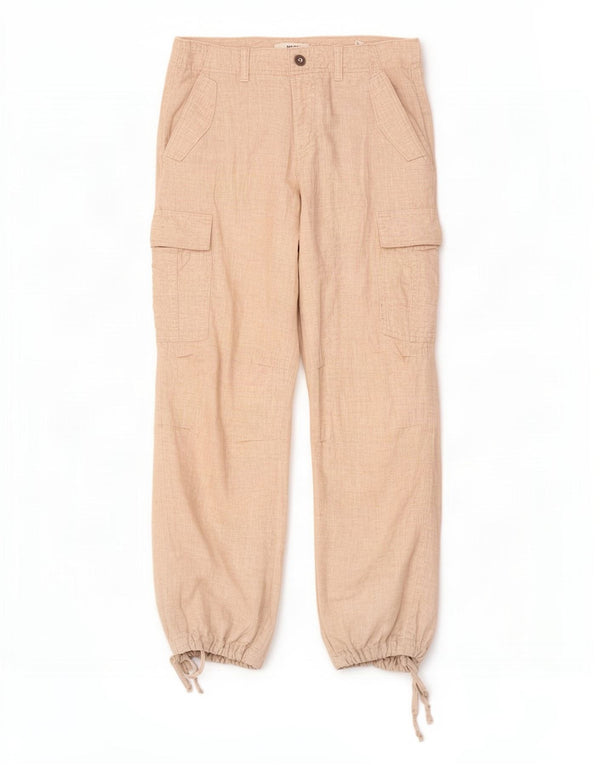Marks & Spencer Pantalones tipo joggers cargo para mujer UK 12 Medium W30 L29 Beige
