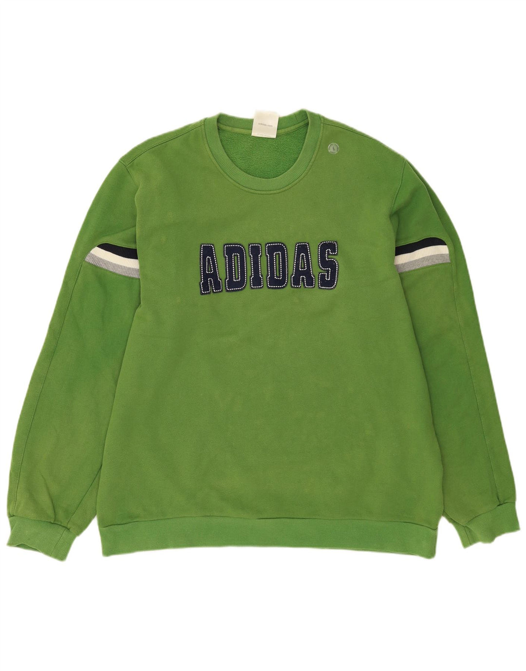 ADIDAS Sudadera gráfica para hombre Jumper Grande Algodón verde