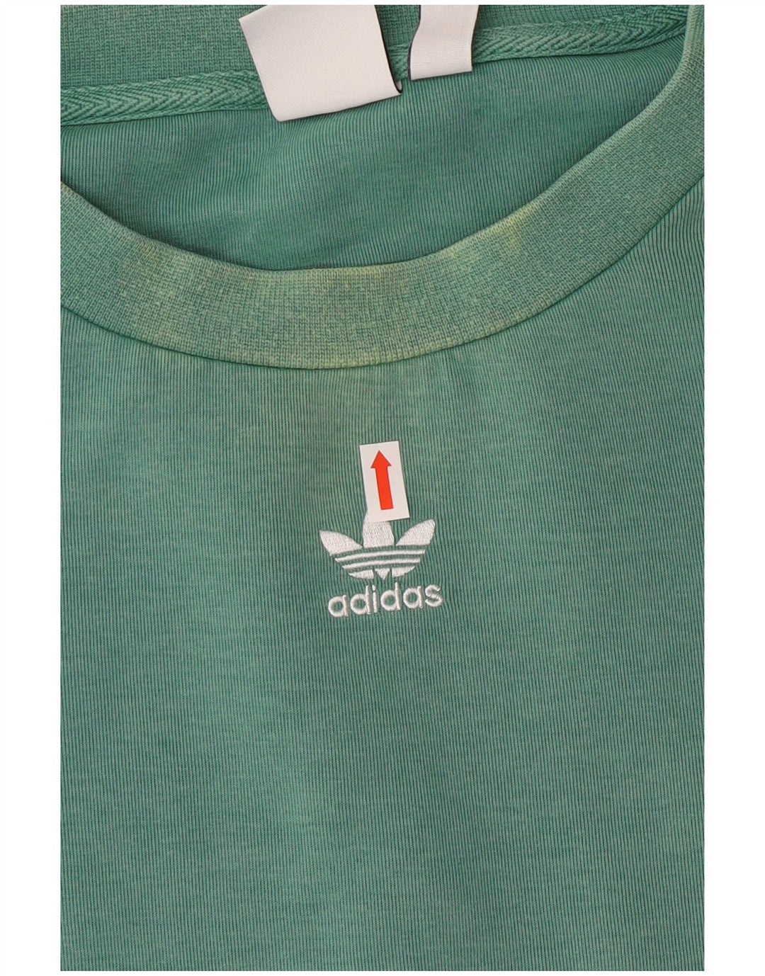 Adidas Mujer Sudadera Jumper UK 8 Pequeño Algodón Verde