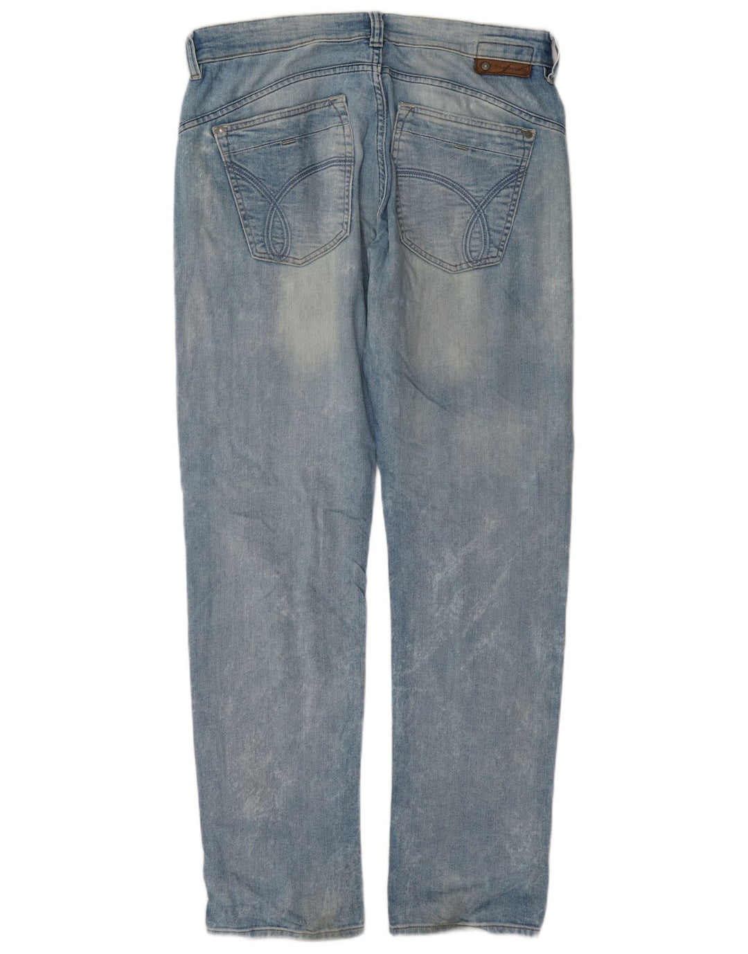 Calvin Klein Jeans rectos para hombre W32 L34 Algodón azul