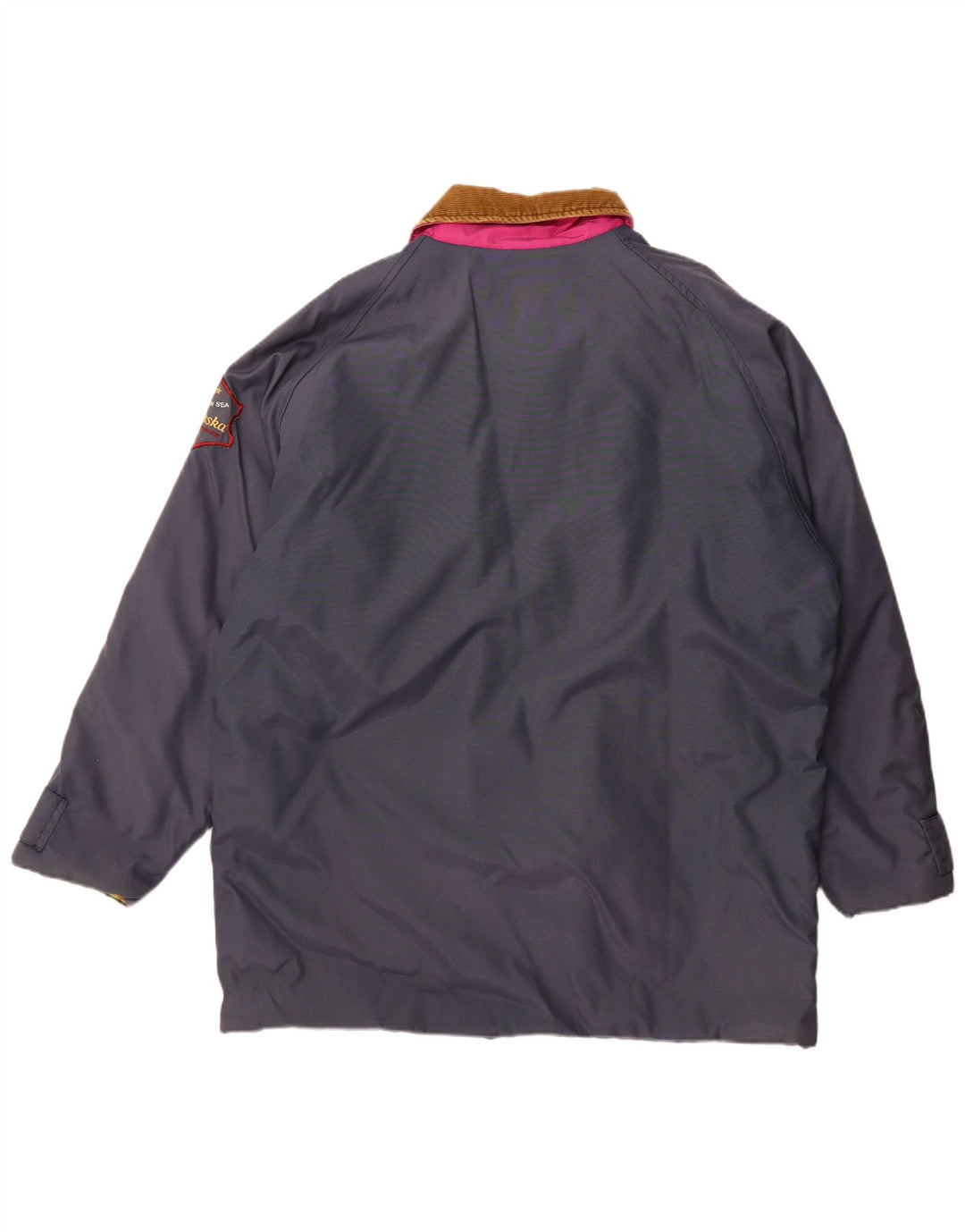 Chaqueta cortavientos Carrera para hombre UK 42 XL Azul marino Colorblock Poliamida