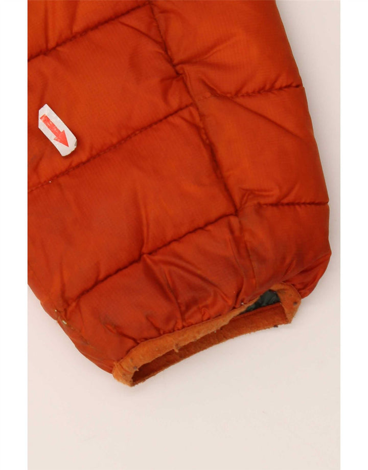 North Sails Chaqueta acolchada con capucha para hombre UK 40 Large Naranja Poliéster
