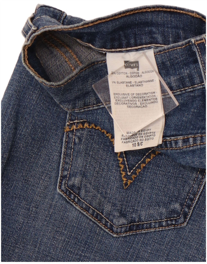 LEVI'S Jeans rectos 506 para mujer US 10 Large W30 L27 Algodón azul