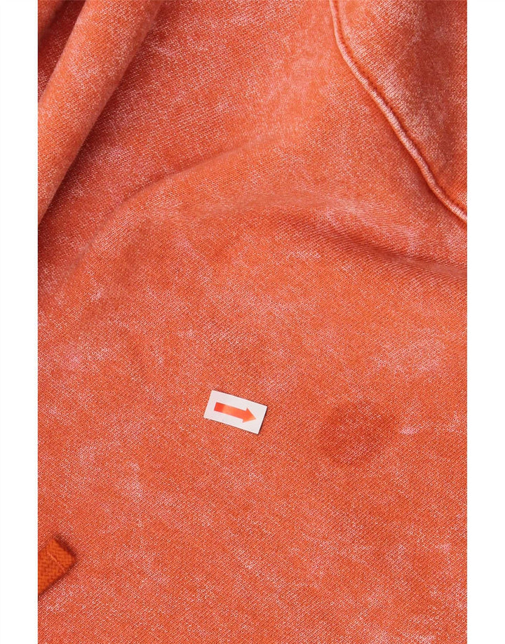 Jordan Hombre Sudadera con Capucha Extragrande Jersey Pequeño Naranja Tie Dye Algodón
