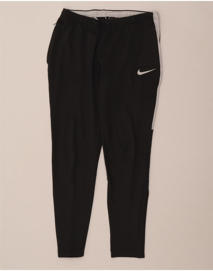 Nike Pantalones De Chándal Dri Fit Para Hombre Poliéster Color Block Gris Pequeño