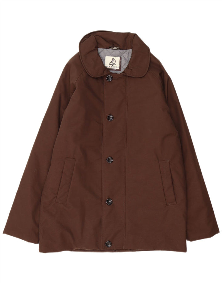 Sea Storm Chaqueta cortavientos para hombre UK 40 Large Nylon marrón