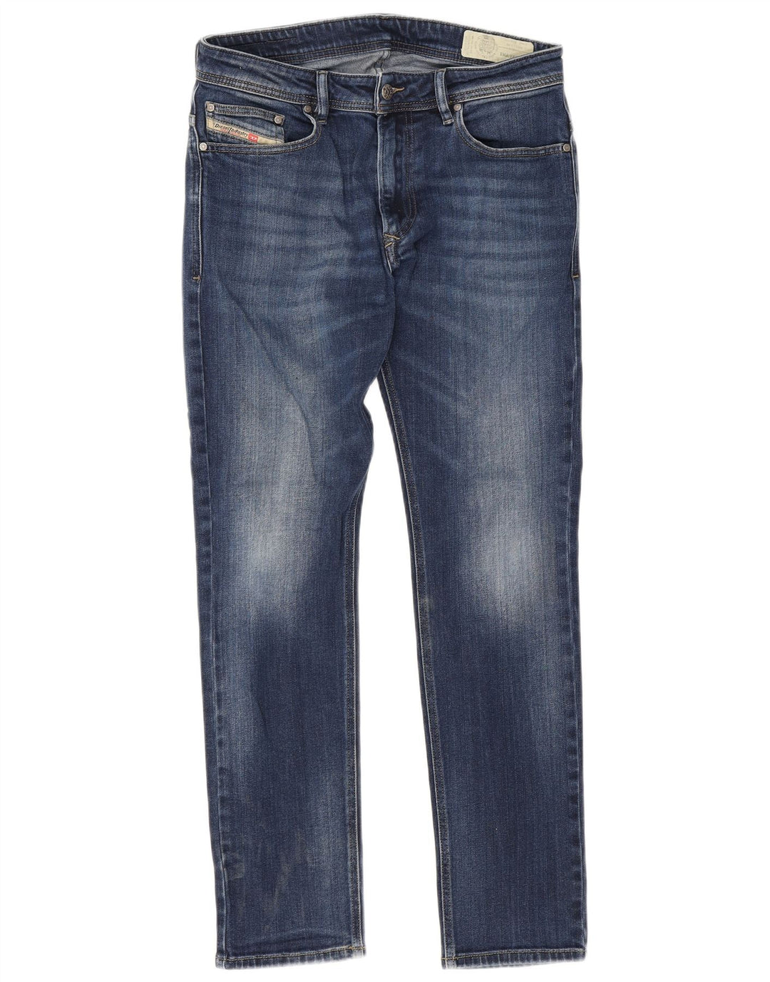 DIESEL Hombre Thavar Slim Jeans W31 L29 Algodón Azul