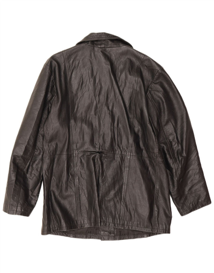 Chaqueta legendaria 1957 Chaqueta de cuero para mujer IT 46 Cuero negro grande